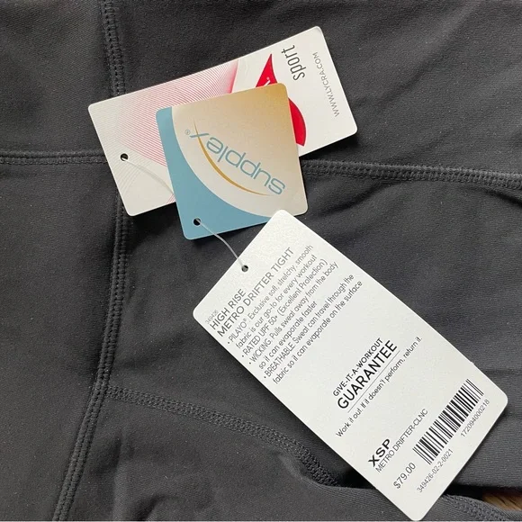 NWT Athleta High Rise Metro Drifter Tight Leggings Size XSP Petite Gray - Picture 9 of 11